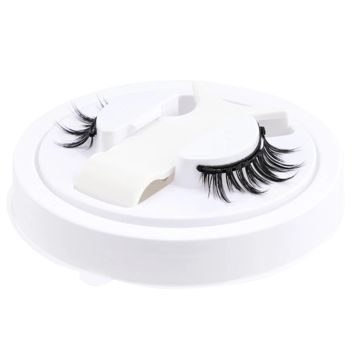 Magnetic Eyelashes No Glue Needed Reusable Natural Look 3D Faux Mink Lashes Easy Apply Magnetic Lashes Set for Eye Makeup Tool
