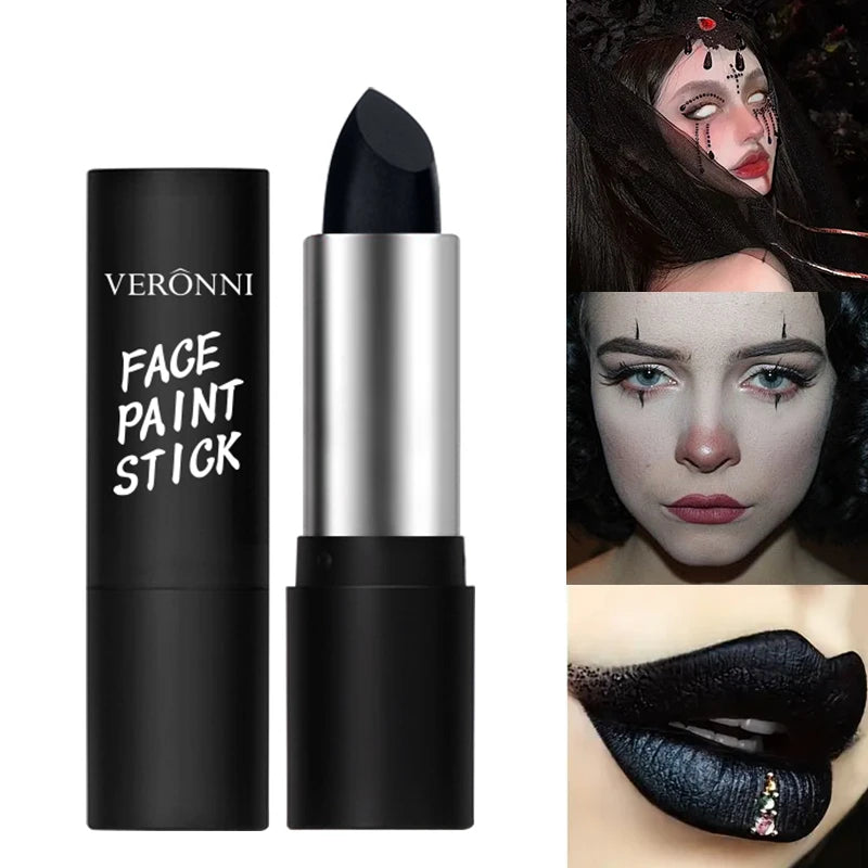 6 Colors Face Body Paint Stick Cream Eyeblack Tube Body Painting Blendable Sticks For Halloween Cosplay Joker Face Paint Makeup