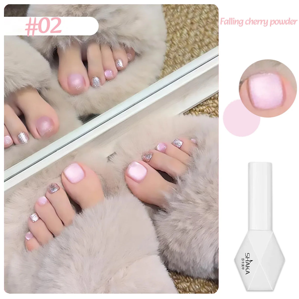 WS 10ml 6-Color Silver Water Light Cat Magnetic Gel Nail Polish Nail Supplies Vernis Semi Permanent Gel for Fall Winter Nails