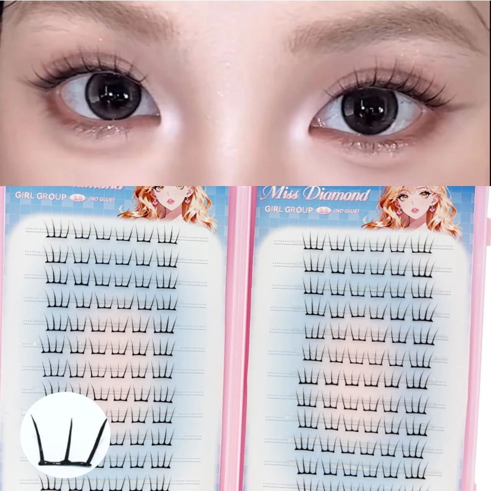 Fairy Eyelashes Thin Flake Eyelash Book For Idol Girls Korean Style False Eyelashes Natural False Eyelashes Extension