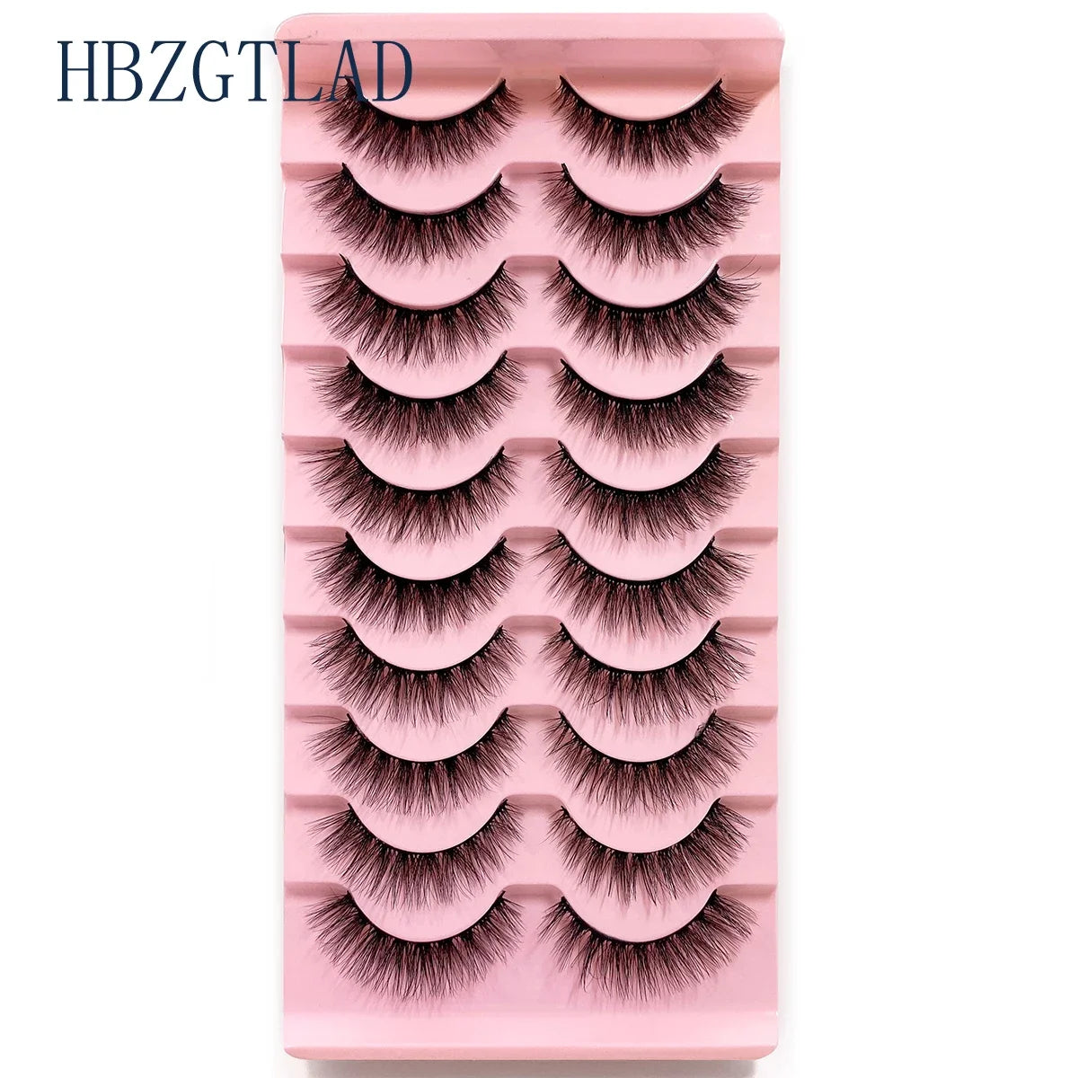 NEW 10 Pairs 100% Real Fake Mink Eyelashes 3D Natural False Eyelashes 3D Mink Lashes Soft Eyelash Extension Makeup Kit Cilios H1