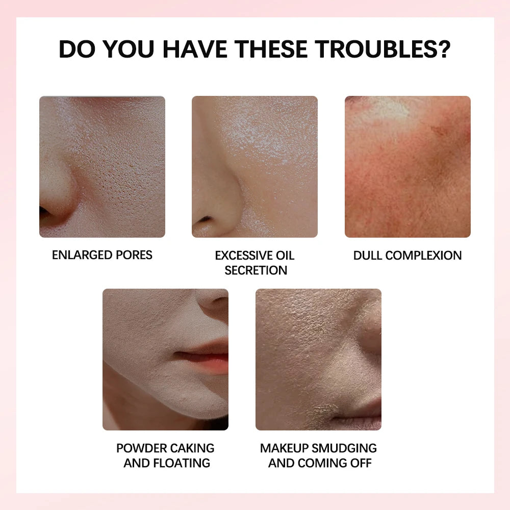 Blur Stick Instant Pore Eraser Primer Makeup Long-Lasting Oil Control Moisturizing Matte Finish Blur Pores Makeup
