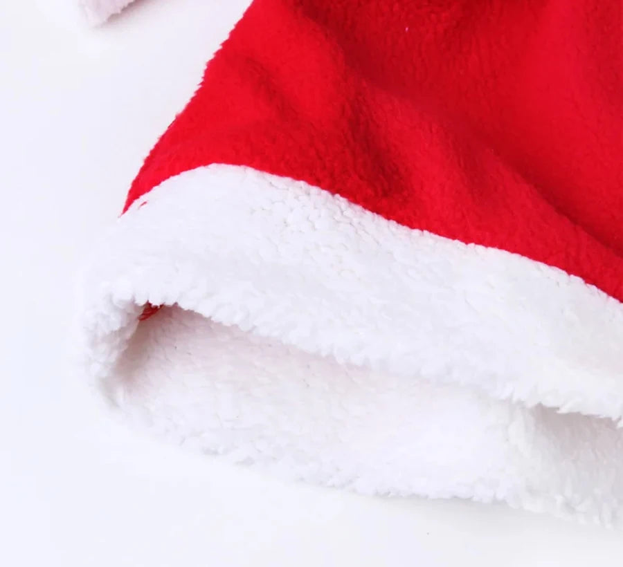 2026 Baby Girl Boy Christmas Costumes Red Santa Claus Suit Festival Halloween Cosplay Sets Christmas Baby Clothes