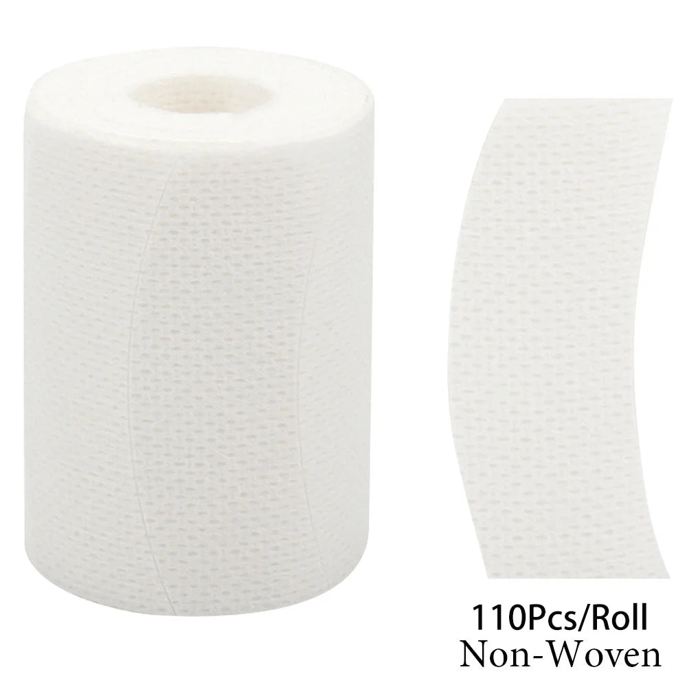 110Pcs/Roll Micro Eye Tape Pads Under Eyelash Extension Foam Patch Grafting Eyelashes Eyepads Non-woven Stickers Makeup Tool