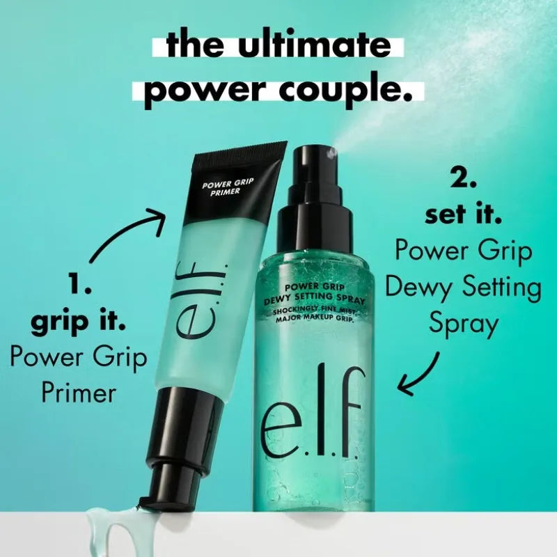 ELF Skincare Products Pre Makeup Gel Gel Green Primer 75ml Exfoliate Clean Pores Makeup Setting Spray Liquid Foundation Fair 0.5