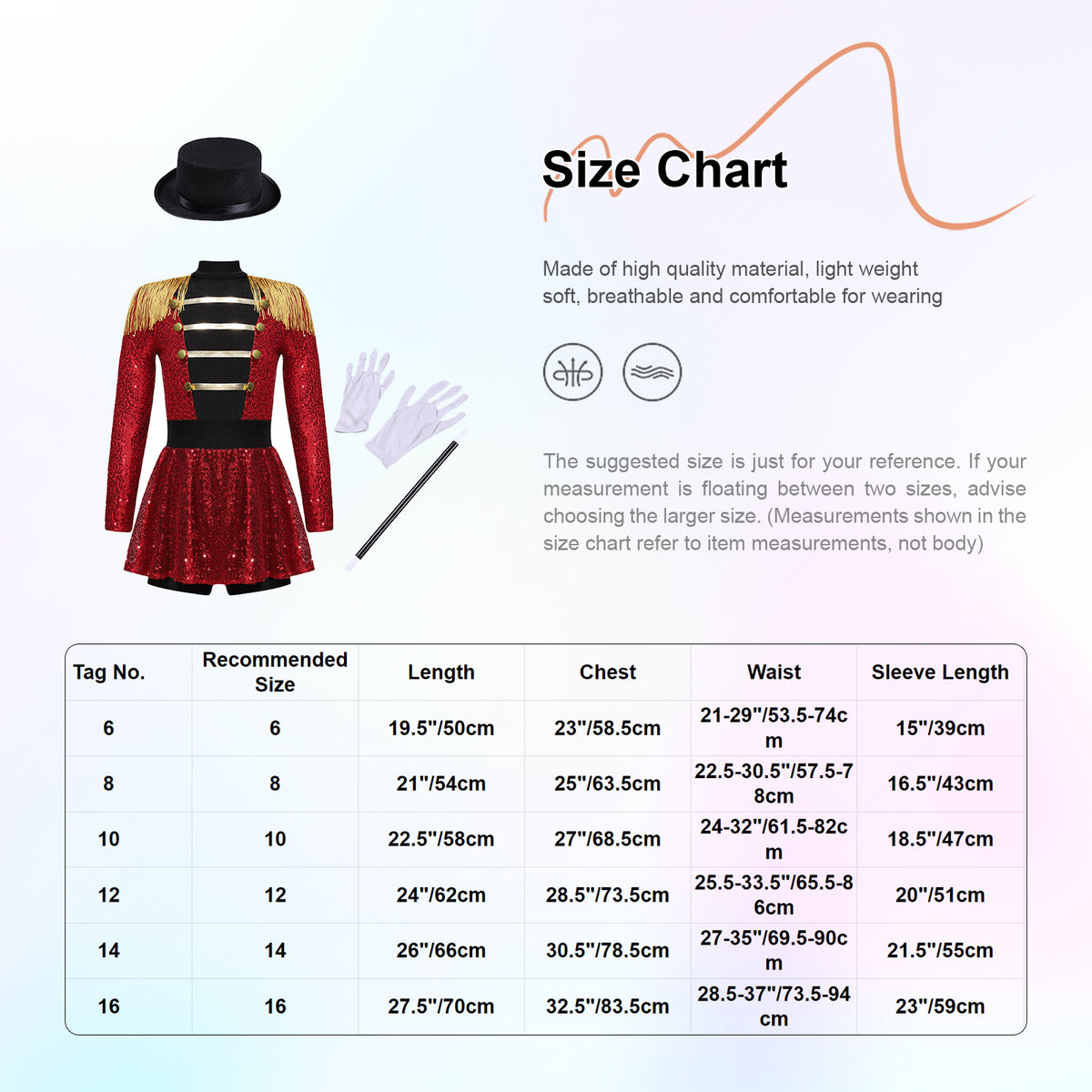 Kids Girls Halloween Circus Ringmaster Magician Costume Carnival Party Lion Tamer Cosplay Long Sleeve Sequins Leotard Dress Tutu