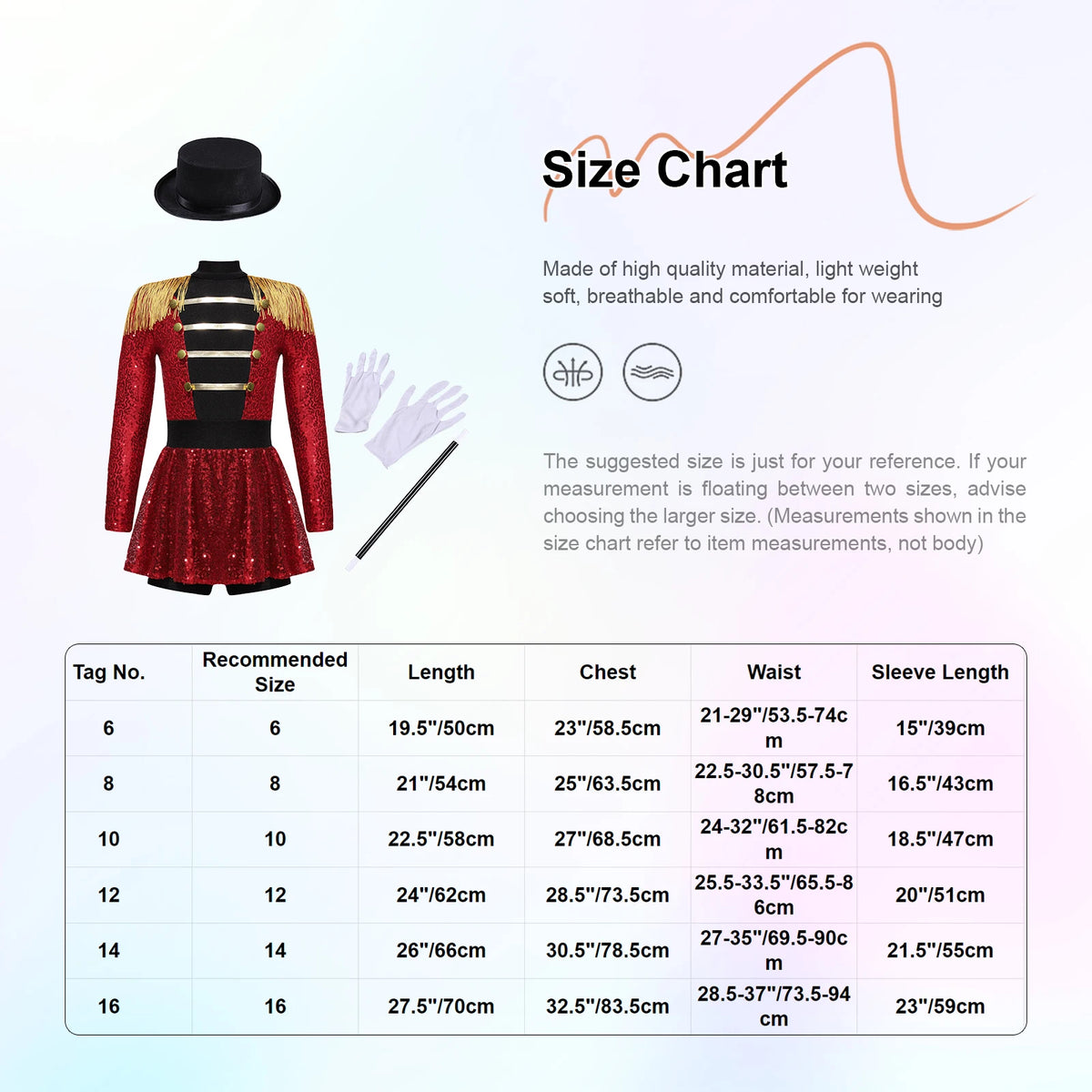 Kids Girls Halloween Circus Ringmaster Magician Costume Carnival Party Lion Tamer Cosplay Long Sleeve Sequins Leotard Dress Tutu