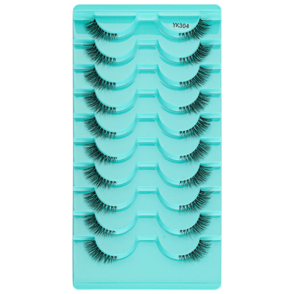 SHIDISHANGPIN False Lashes Extension 3/10 Pairs 3D Mink Eyelash Half Lashes Natural Cat Eye Eyelashes Makeup Faux Cils Fake Lash