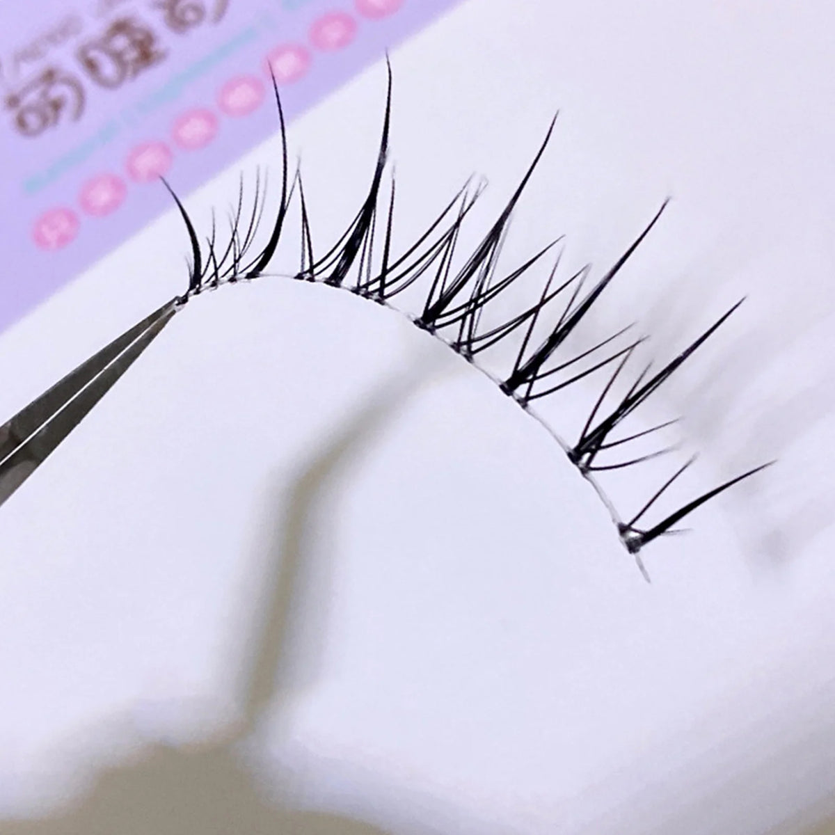 5 Pairs Sunflower False Eyelashes Transparent Stem Natural Manga Lashes Anime Wispy Eyelashes Extension Makeup