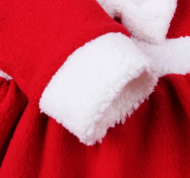 2026 Baby Girl Boy Christmas Costumes Red Santa Claus Suit Festival Halloween Cosplay Sets Christmas Baby Clothes