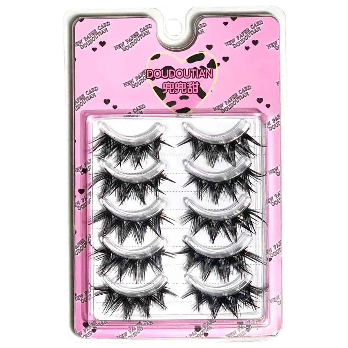 One-Piece Long Strip False Eyelashes Spicy Girl DIY Cosplay Wispy Strip Eyelashes Makeup Tool
