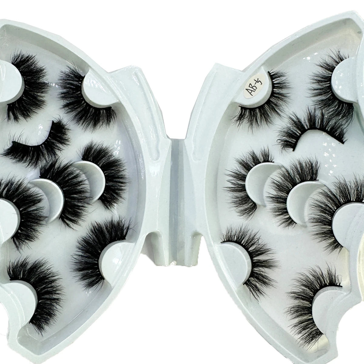 HBZGTLAD 8 pairs  3D artificial mink eyelashes soft false eyelashes crossed messy thick eyelashes extended makeup false eyelashe