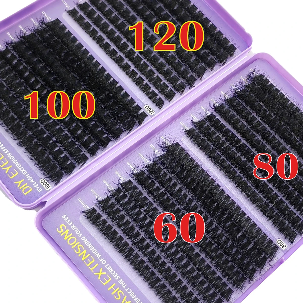 640pcs eyelash book single cluster false eyelashes 32rows 30P-200P Makeup Tools Faux Cils8-18mm dramatic eyelashe Mixed Tray ﻿