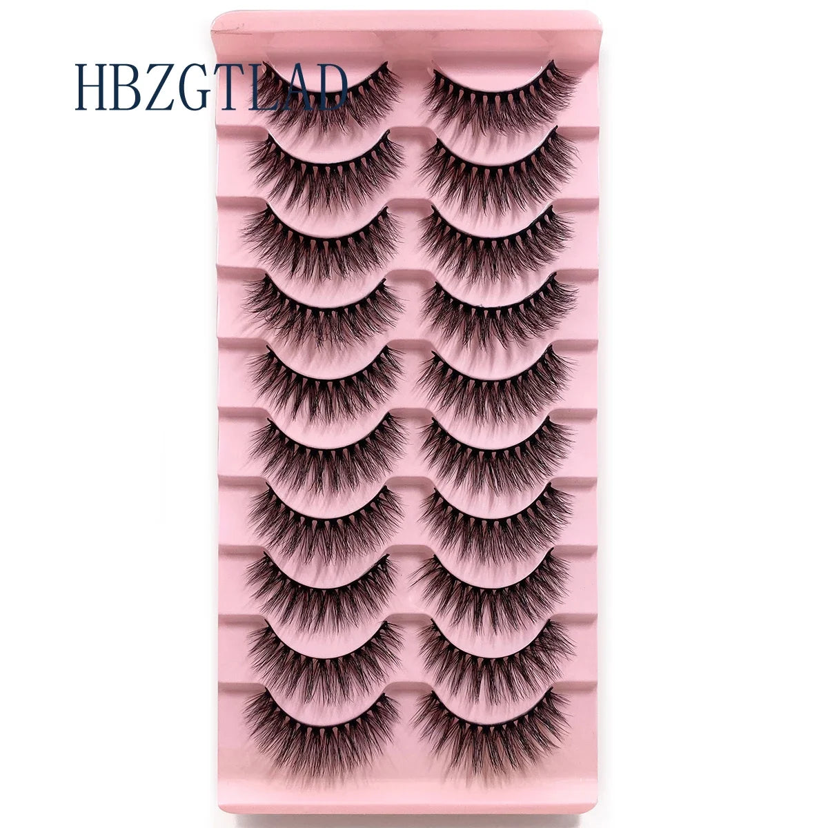 NEW 10 Pairs 100% Real Fake Mink Eyelashes 3D Natural False Eyelashes 3D Mink Lashes Soft Eyelash Extension Makeup Kit Cilios H1