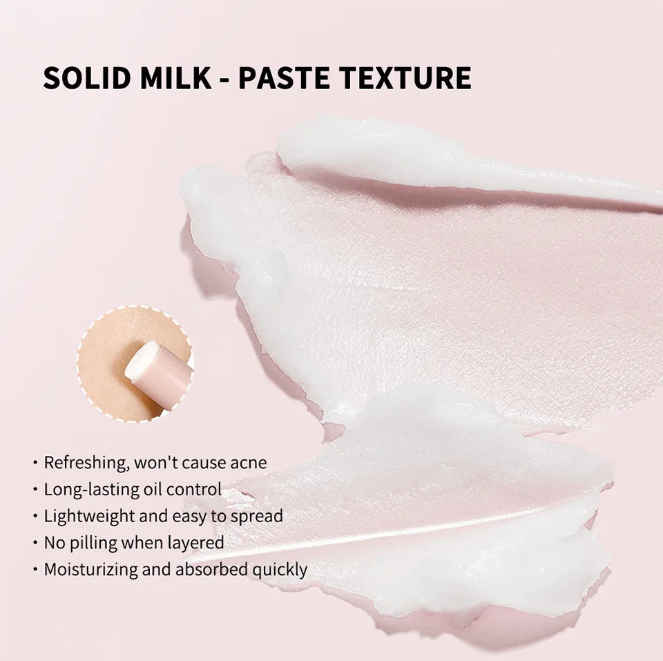 Blur Stick Instant Pore Eraser Primer Makeup Long-Lasting Oil Control Moisturizing Matte Finish Blur Pores Makeup