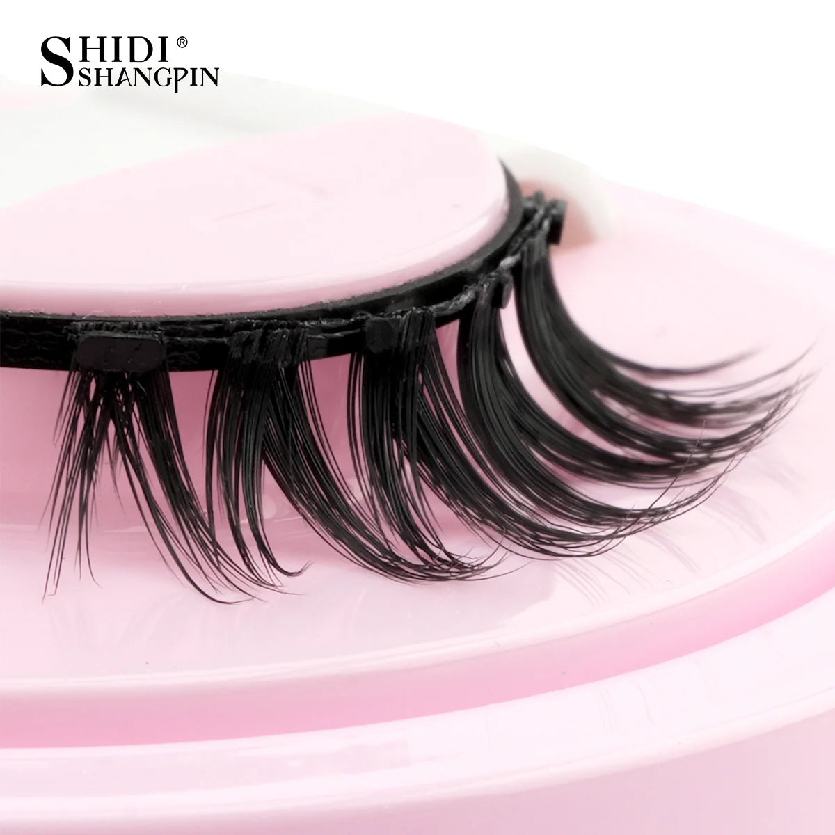 Magnetic Eyelashes No Glue Needed Reusable Natural Look 3D Faux Mink Lashes Easy Apply Magnetic Lashes Set for Eye Makeup Tool