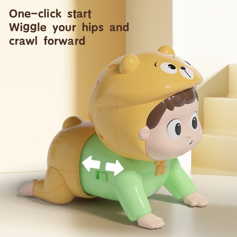 Baby Crawling Toys with Music Toddler Learn To Climb Educational Toys Baby Moving Toys Interactive Development Tummy Time Gifts