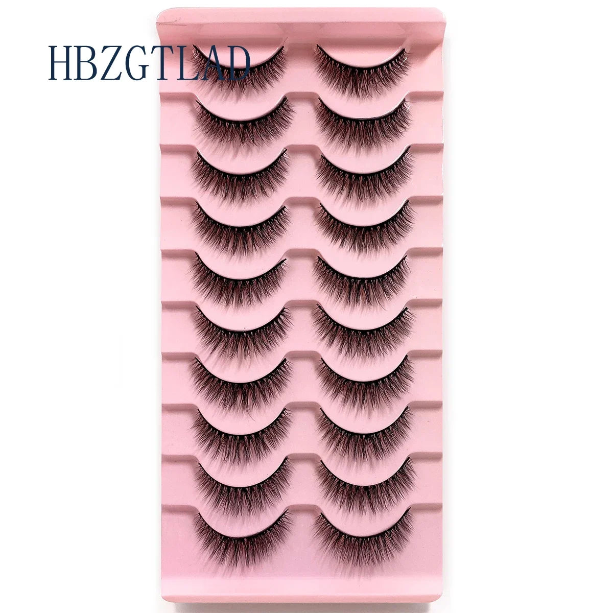 NEW 10 Pairs 100% Real Fake Mink Eyelashes 3D Natural False Eyelashes 3D Mink Lashes Soft Eyelash Extension Makeup Kit Cilios H1