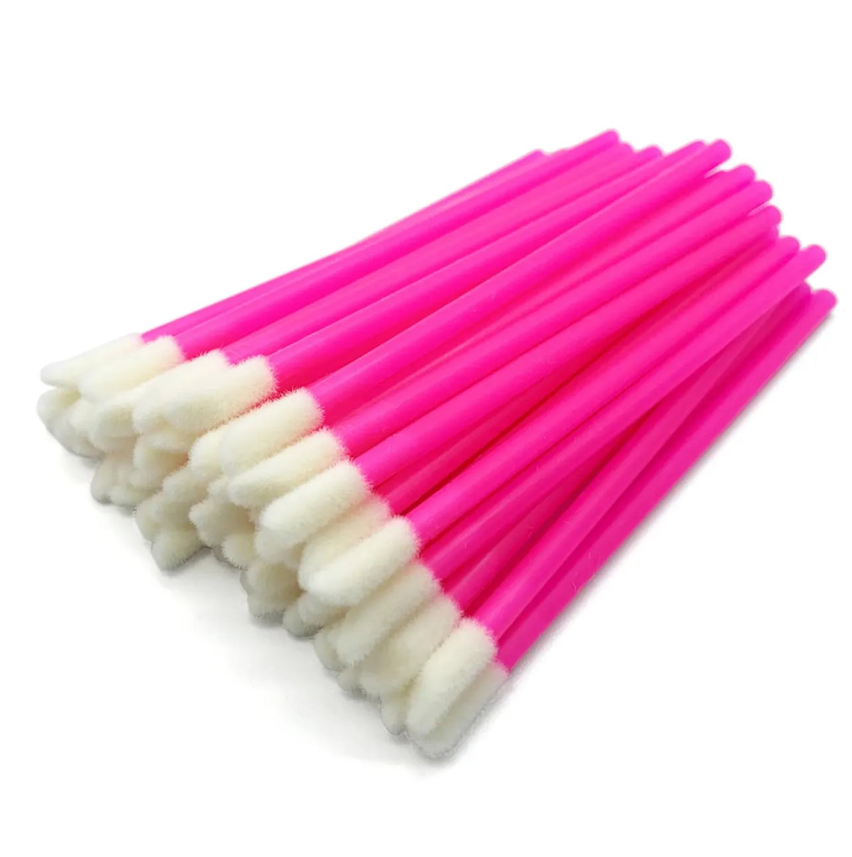 50pcs Disposable Lip Brushes Eyelash Applicator Mascara Wands Brush Lipstickers Wands  Makeup Tools EyelashExtension Supplies