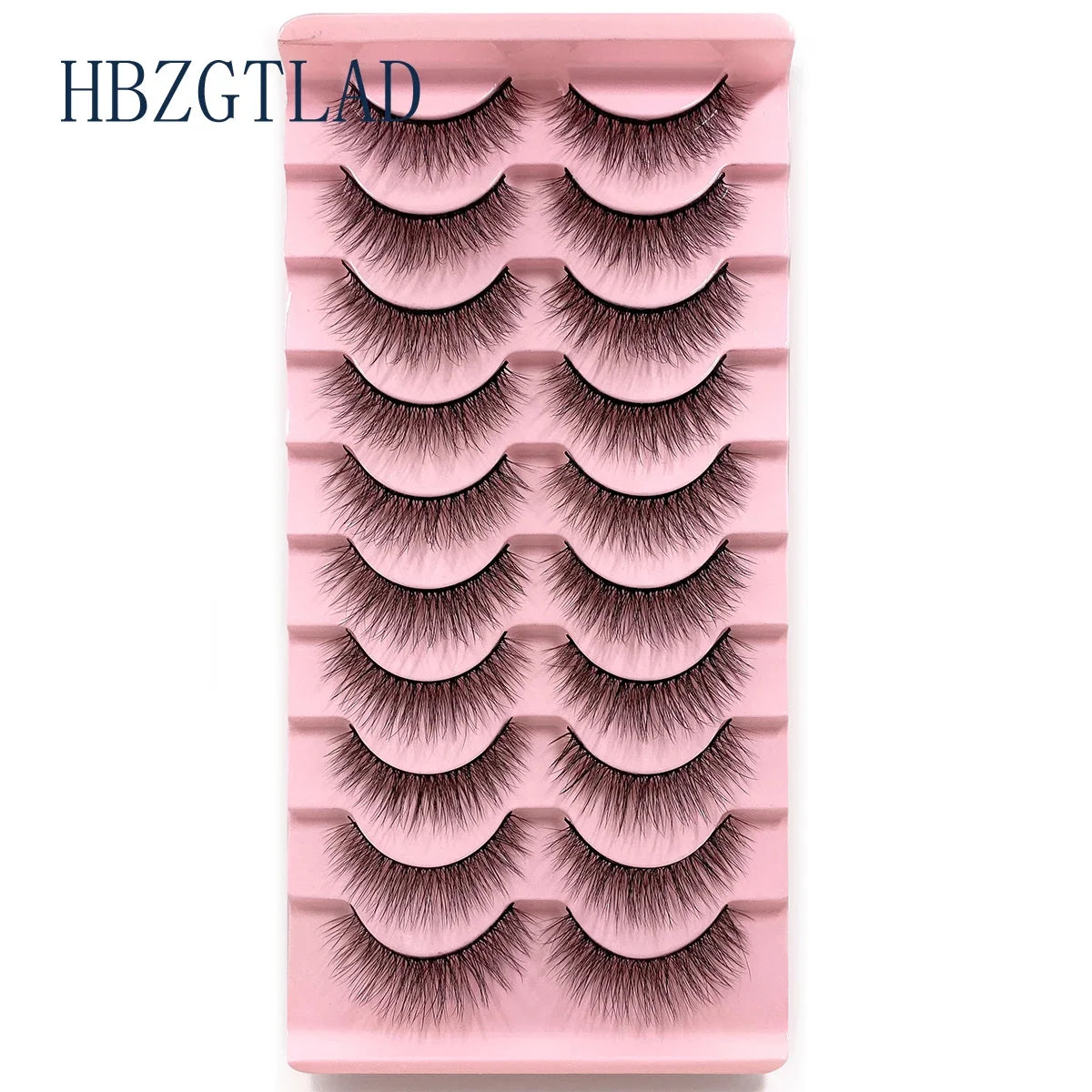 NEW 10 Pairs 100% Real Fake Mink Eyelashes 3D Natural False Eyelashes 3D Mink Lashes Soft Eyelash Extension Makeup Kit Cilios H1