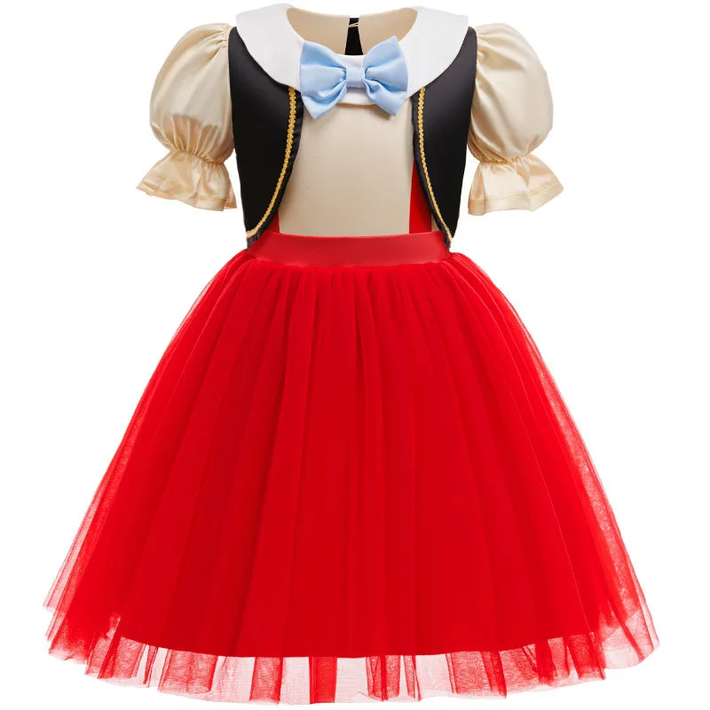 Pinocchio Costume for Boy Girl Classic Fairy Tale Cosplay Set with Hat Long Nose Gloves Fairy Tale Party Outfit for Halloween