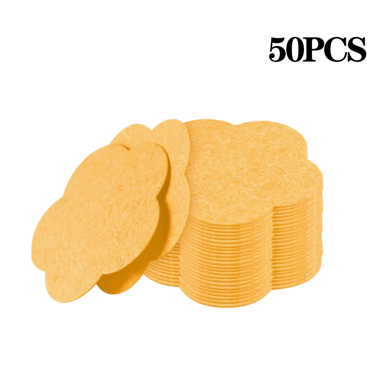 1-50PCS Compressed Wood Pulp Facial Sponges Flower Shape Exfoliating Face Cleanser Pads Makeup Remover Skin Care