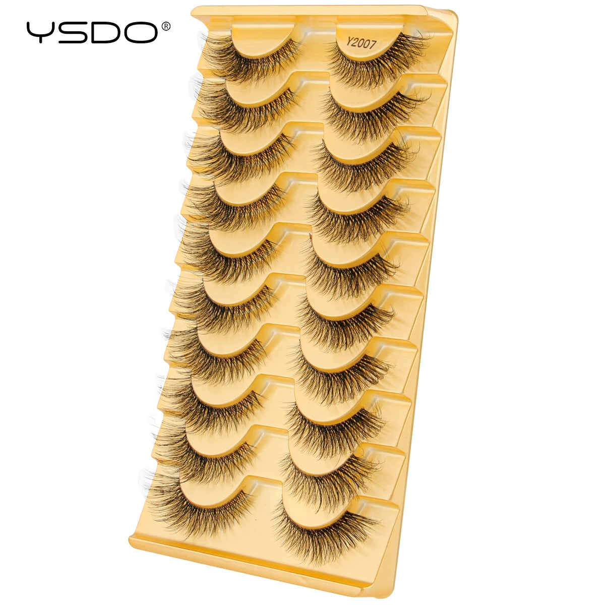 YSDO Half Eyelashes 3/10 Pairs Natural Full False Eyelashes 3D Lashes Cat Eye Fake Eyelashes Extension Faux Cils Makeup Tools