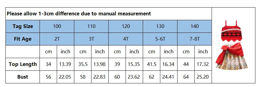 New Movie Moano 2 Dress Girl Halloween Cosplay Costume Carnival Party Princess Children Ocean Adventure Vaiana Dress