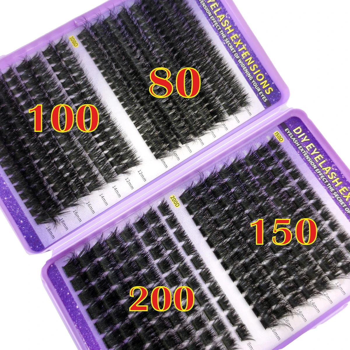 640pcs eyelash book single cluster false eyelashes 32rows 30P-200P Makeup Tools Faux Cils8-18mm dramatic eyelashe Mixed Tray ﻿