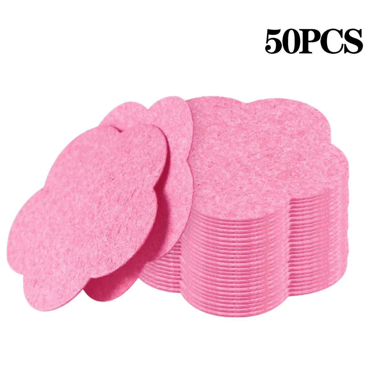 1-50PCS Compressed Wood Pulp Facial Sponges Flower Shape Exfoliating Face Cleanser Pads Makeup Remover Skin Care