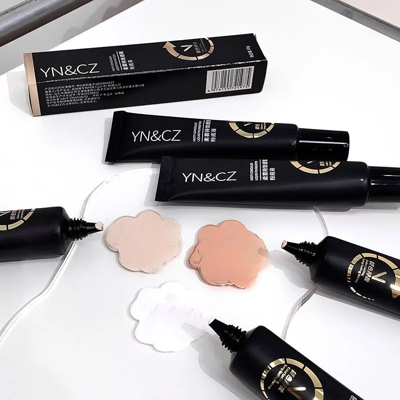 White Liquid Foundation for Halloween Goth Makeup Waterproof Full Coverage White Foundation Cosplay High Concealer Face Paint