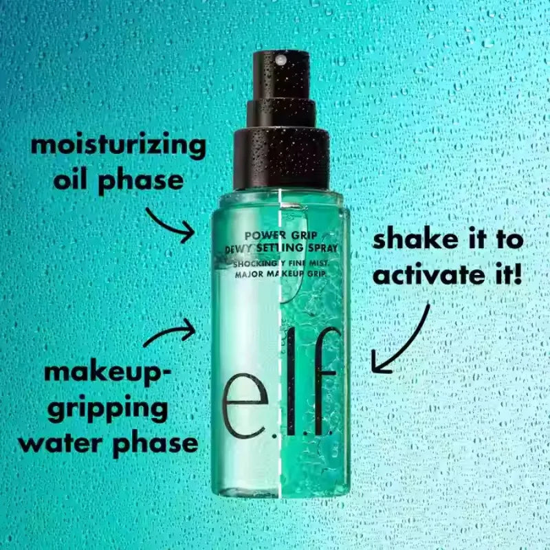 ELF Skincare Products Pre Makeup Gel Gel Green Primer 75ml Exfoliate Clean Pores Makeup Setting Spray Liquid Foundation Fair 0.5