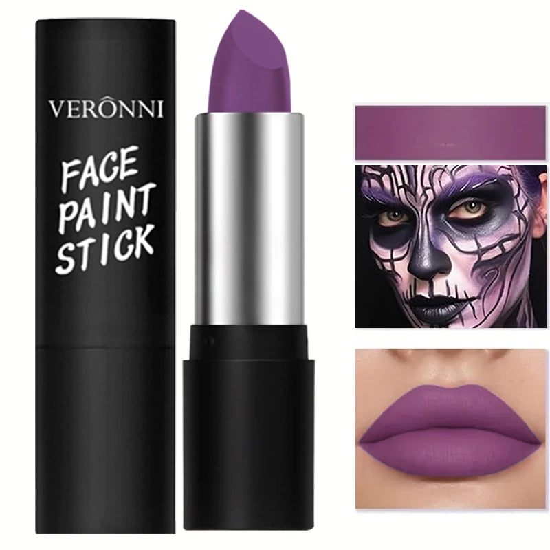 6 Colors Face Body Paint Stick Cream Eyeblack Tube Body Painting Blendable Sticks For Halloween Cosplay Joker Face Paint Makeup