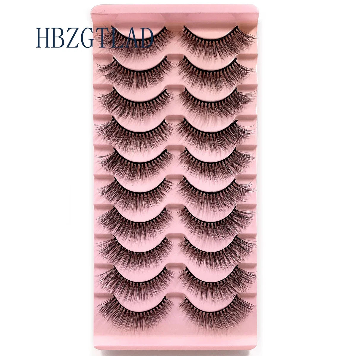 NEW 10 Pairs 100% Real Fake Mink Eyelashes 3D Natural False Eyelashes 3D Mink Lashes Soft Eyelash Extension Makeup Kit Cilios H1