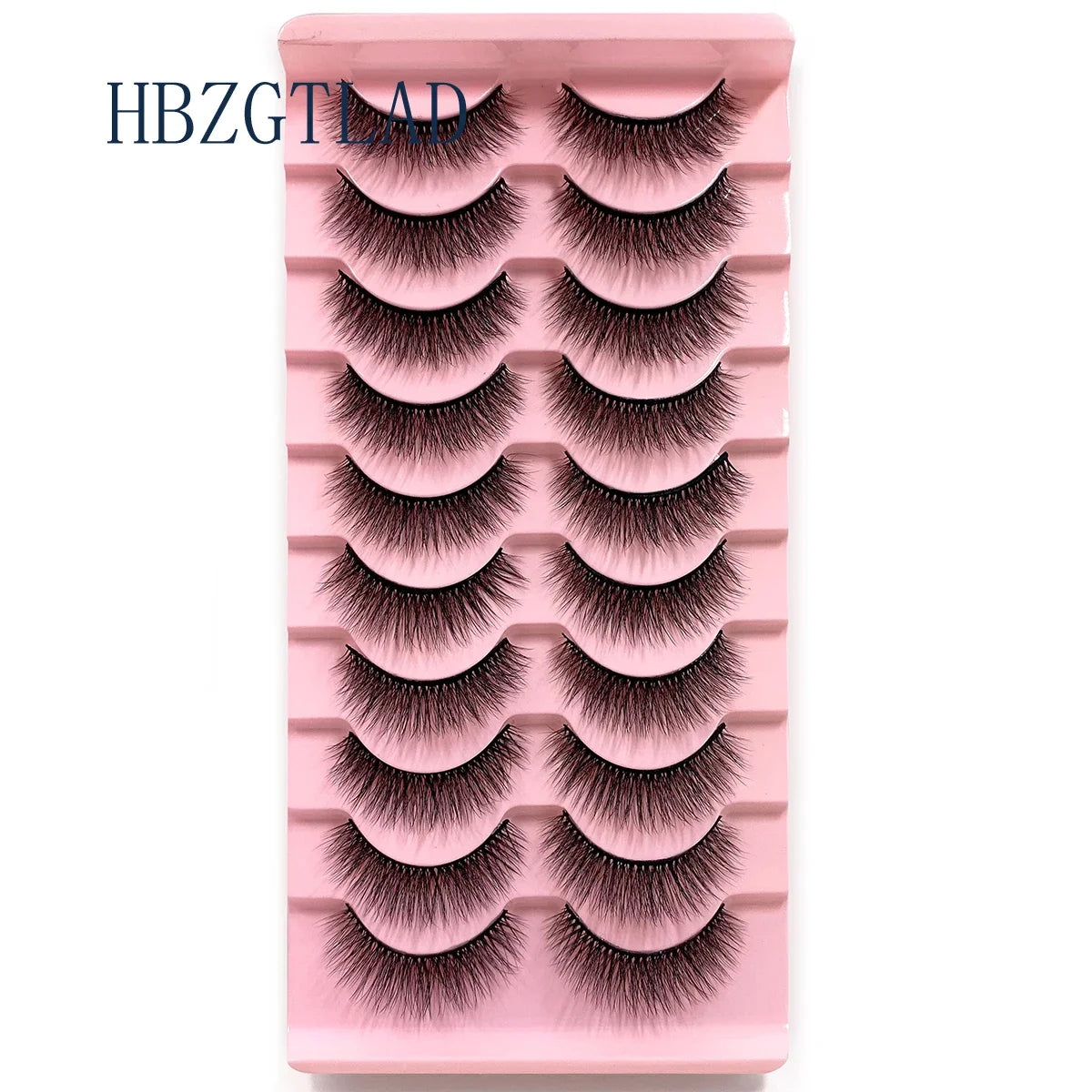 NEW 10 Pairs 100% Real Fake Mink Eyelashes 3D Natural False Eyelashes 3D Mink Lashes Soft Eyelash Extension Makeup Kit Cilios H1