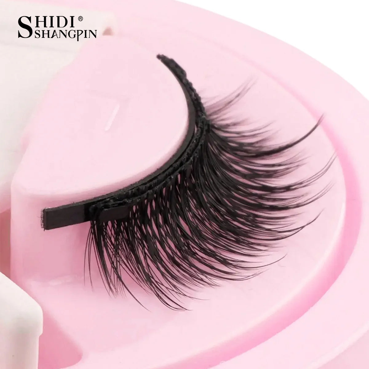 Magnetic Eyelashes No Glue Needed Reusable Natural Look 3D Faux Mink Lashes Easy Apply Magnetic Lashes Set for Eye Makeup Tool