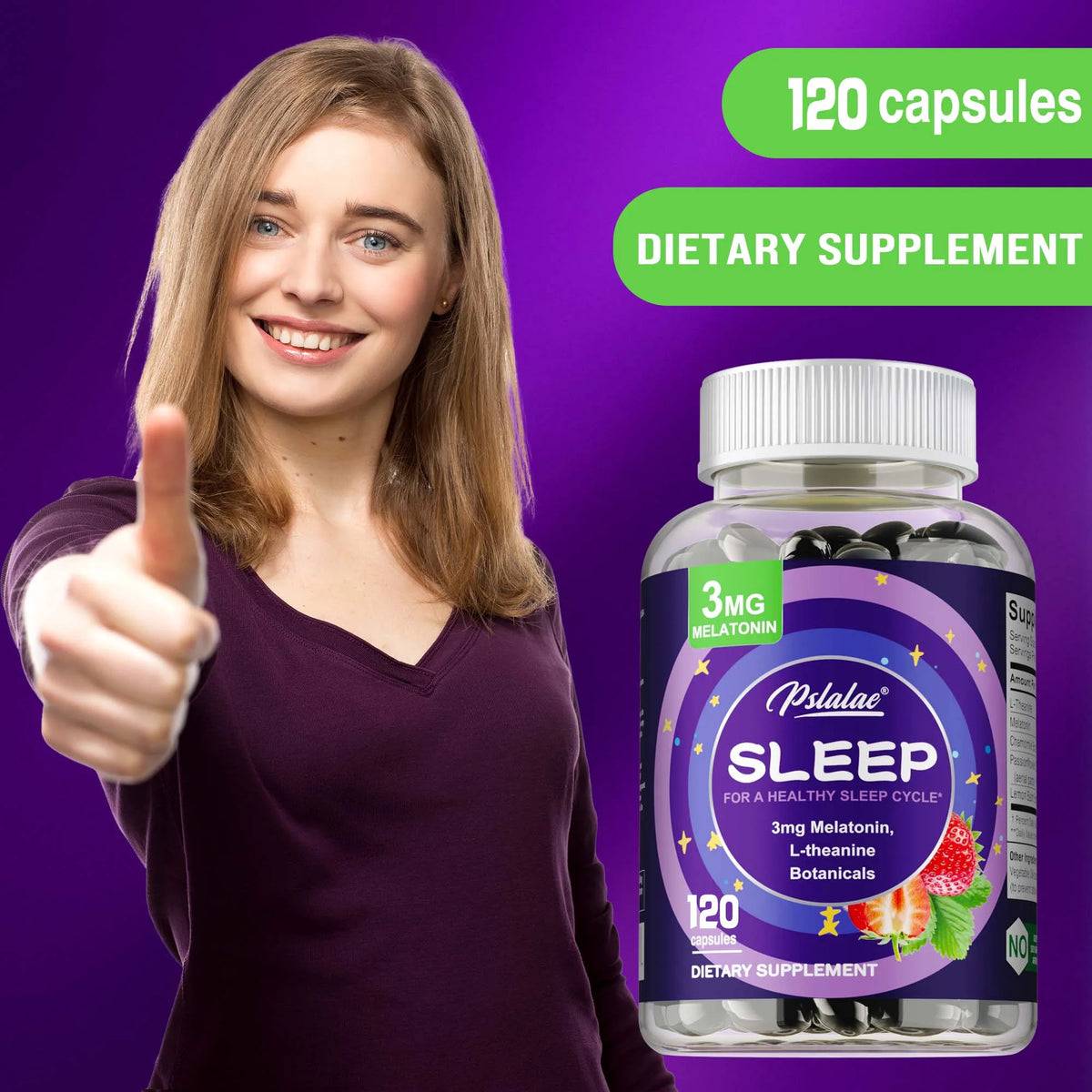 Sleep Supplements - Relieve Stress, Improve Insomnia, Improve Sleep Quality and Deep Sleep