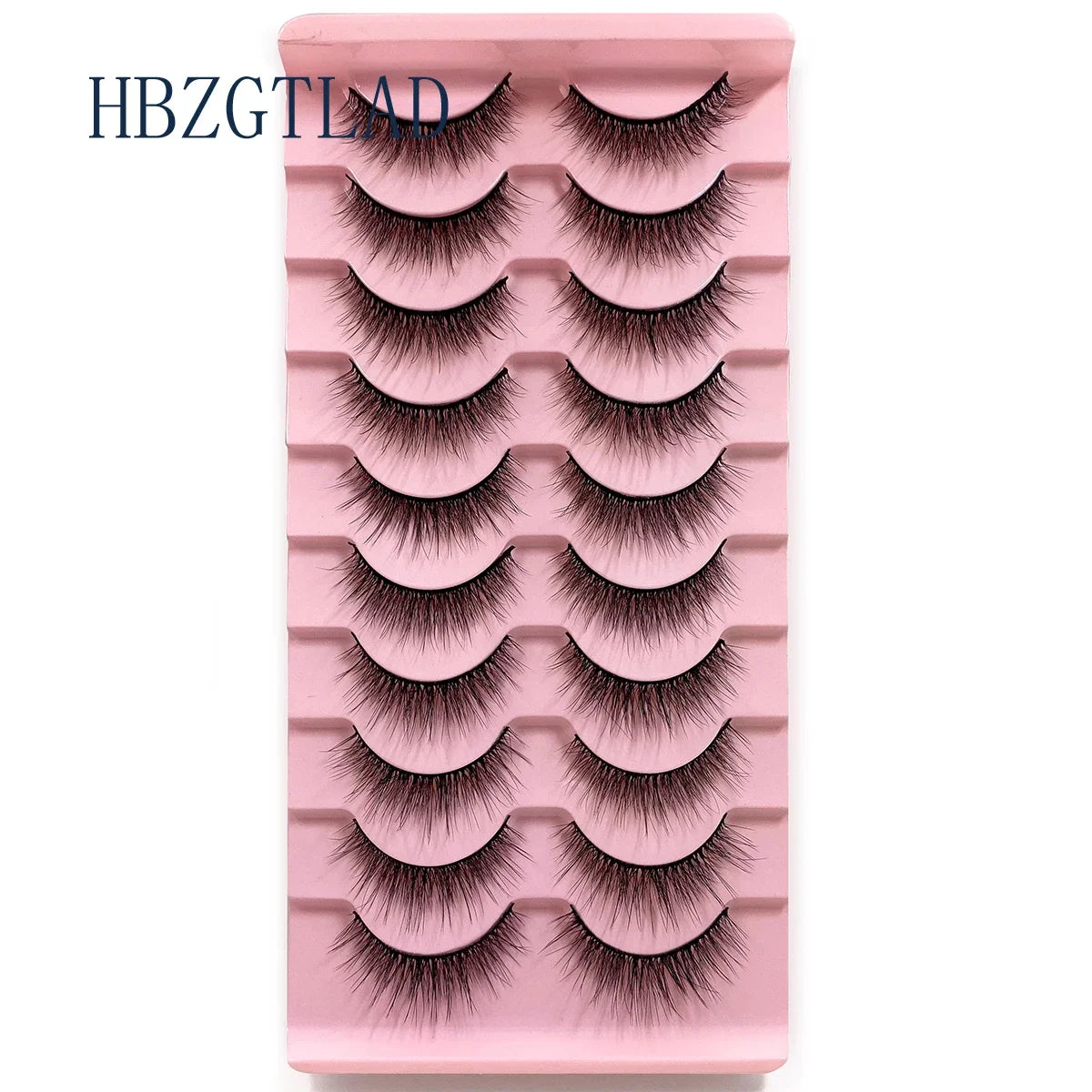 NEW 10 Pairs 100% Real Fake Mink Eyelashes 3D Natural False Eyelashes 3D Mink Lashes Soft Eyelash Extension Makeup Kit Cilios H1