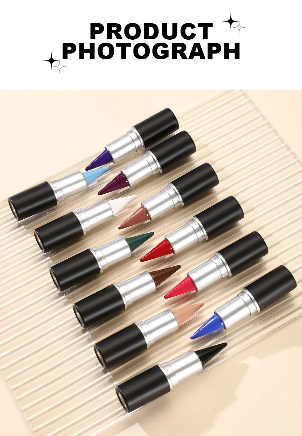 12 Colors Waterproof Eyeliner Cream Lasting Easy To Wear Eye Liner Gel Black Blue Matte Quick Dry Eyeliner Pen Makeup Cosmetics
