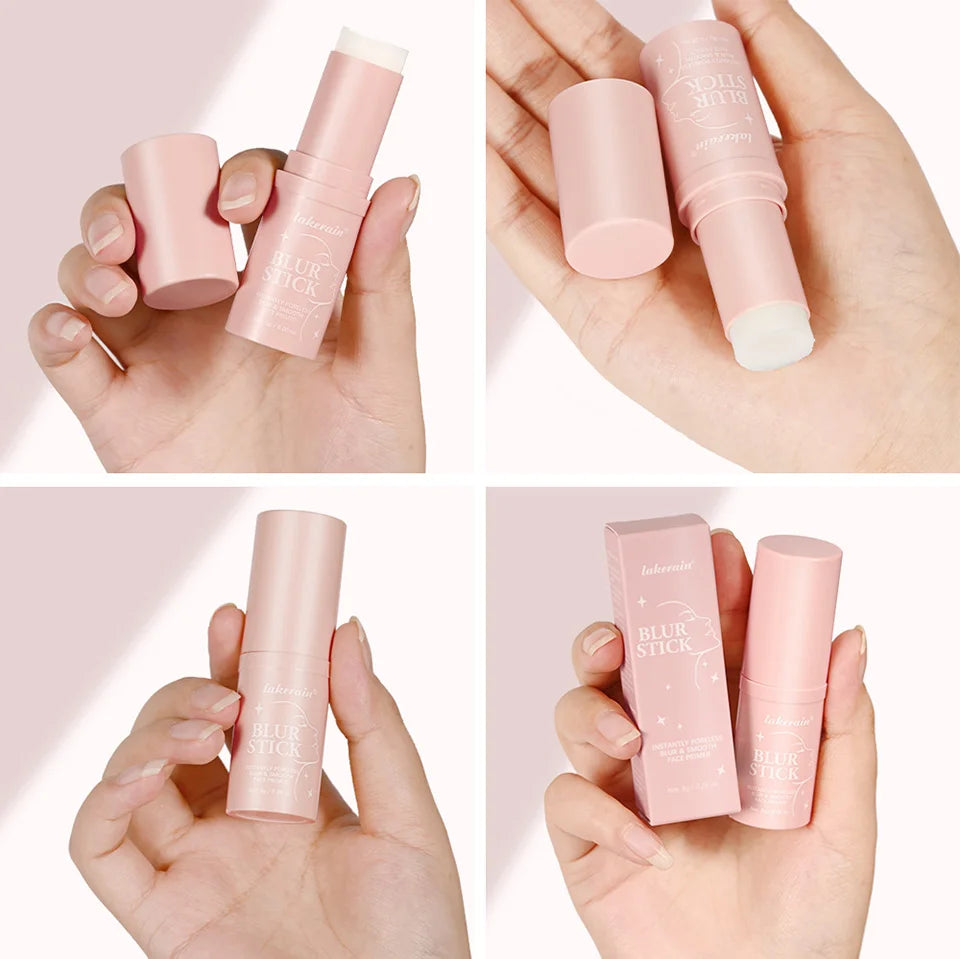 Blur Stick Instant Pore Eraser Primer Makeup Long-Lasting Oil Control Moisturizing Matte Finish Blur Pores Makeup