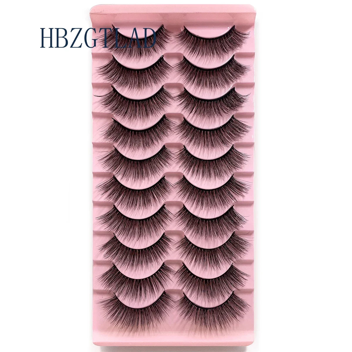 NEW 10 Pairs 100% Real Fake Mink Eyelashes 3D Natural False Eyelashes 3D Mink Lashes Soft Eyelash Extension Makeup Kit Cilios H1