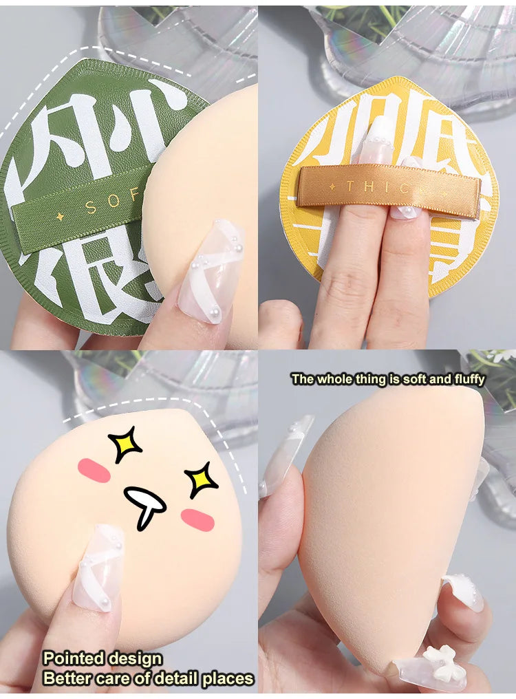 Ultra-thick Makeup Sponge Puff Beauty Powder Sponge Foundation Professional Soft Face Cosmetic Puff Base Makeup Beauty Tools Set