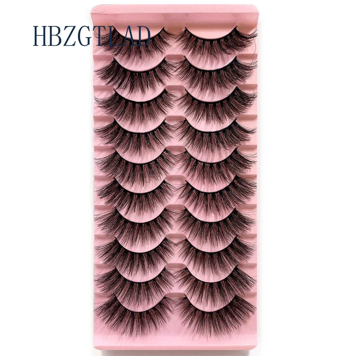 NEW 10 Pairs 100% Real Fake Mink Eyelashes 3D Natural False Eyelashes 3D Mink Lashes Soft Eyelash Extension Makeup Kit Cilios H1