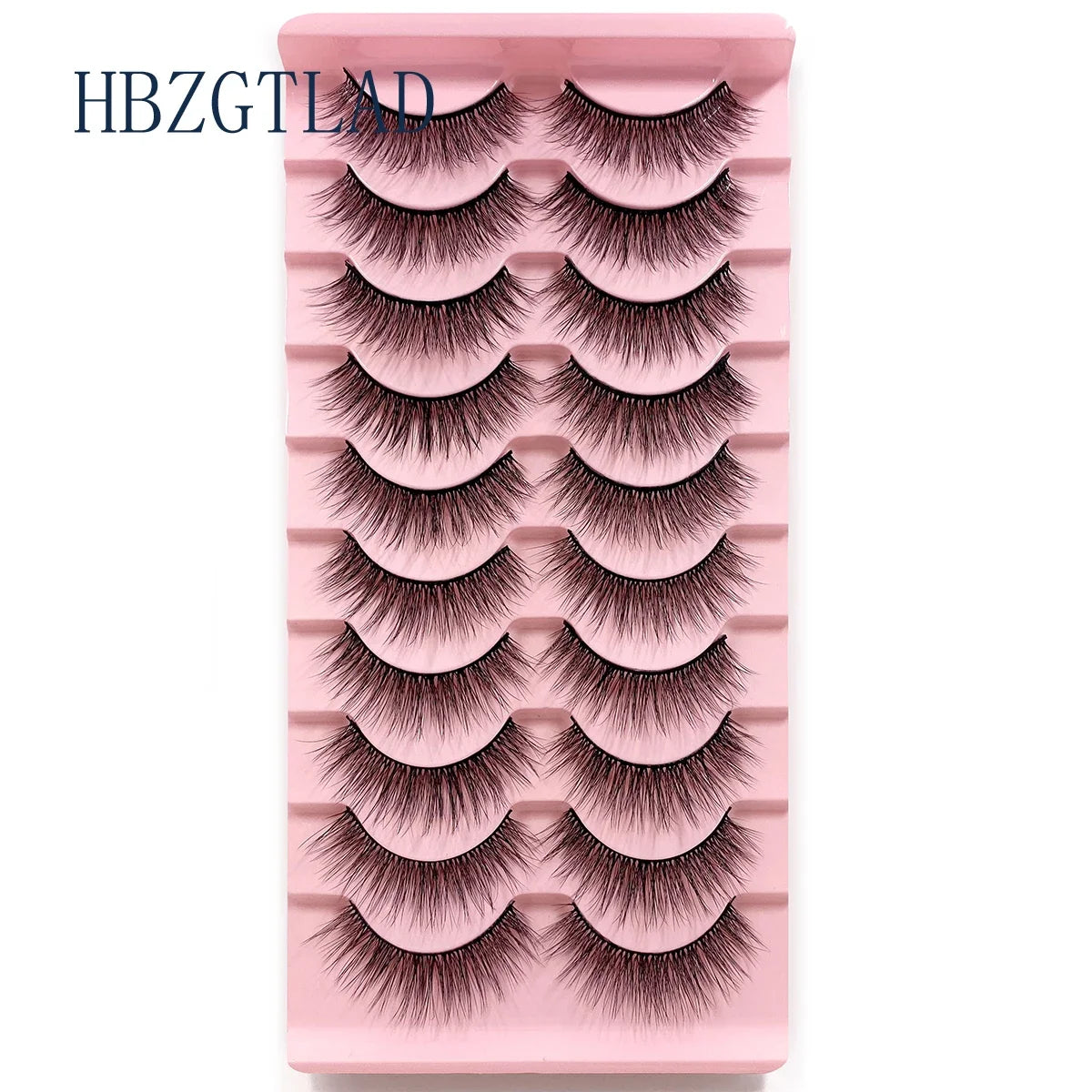NEW 10 Pairs 100% Real Fake Mink Eyelashes 3D Natural False Eyelashes 3D Mink Lashes Soft Eyelash Extension Makeup Kit Cilios H1