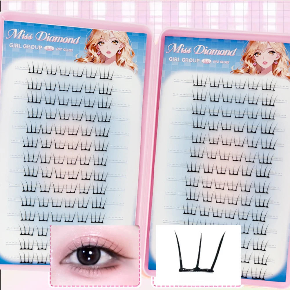 Fairy Eyelashes Thin Flake Eyelash Book For Idol Girls Korean Style False Eyelashes Natural False Eyelashes Extension
