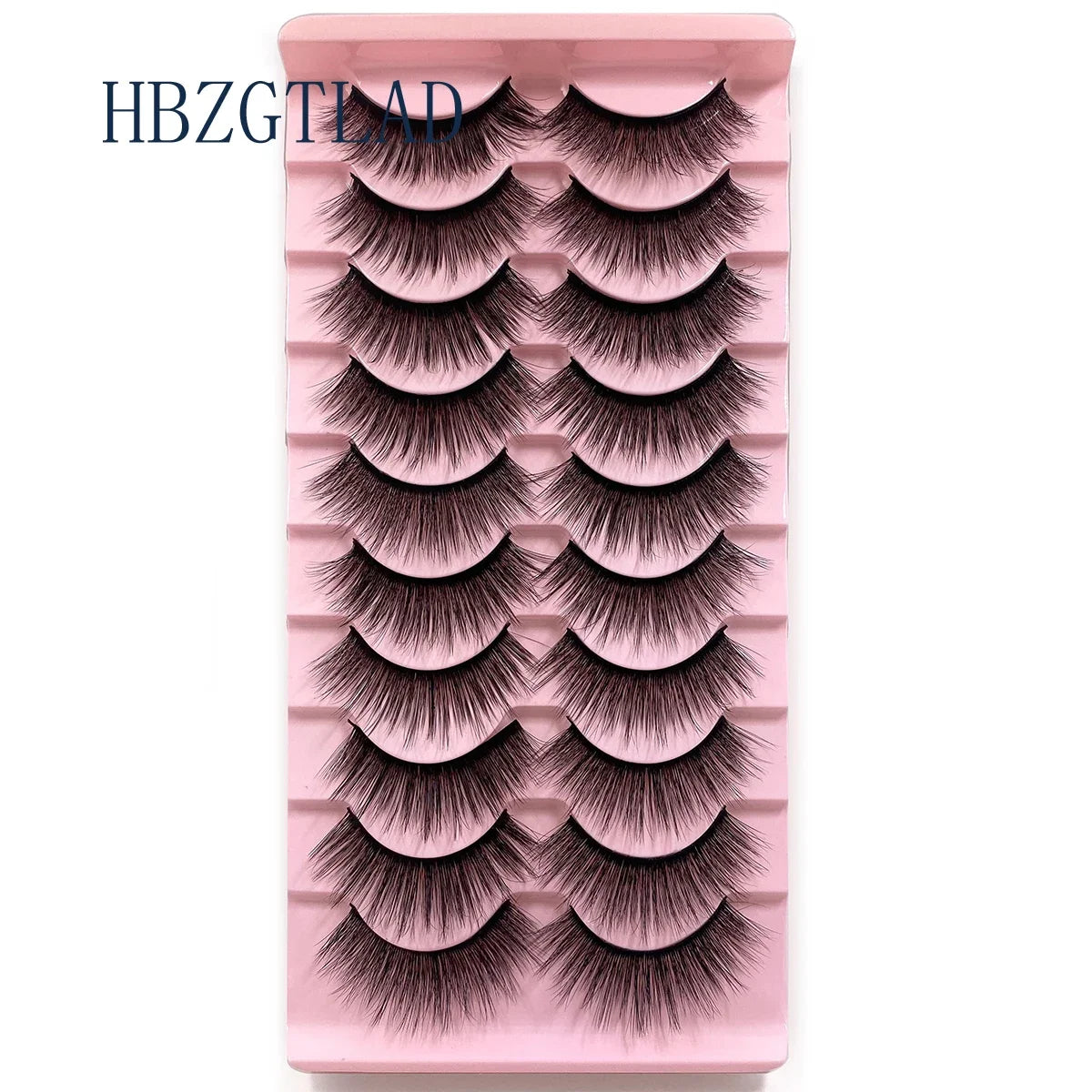 NEW 10 Pairs 100% Real Fake Mink Eyelashes 3D Natural False Eyelashes 3D Mink Lashes Soft Eyelash Extension Makeup Kit Cilios H1