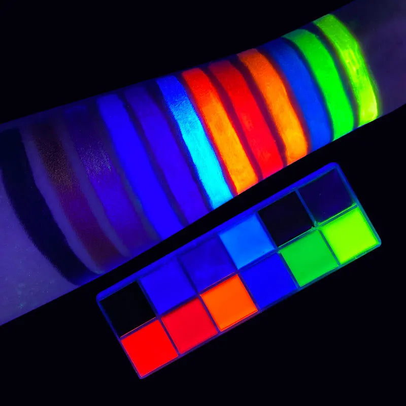 12/20 Colors Professional Face & Body Paint Palette ,Long Lasting, For Halloween SFX Special Effects & Cosplay Makeup
