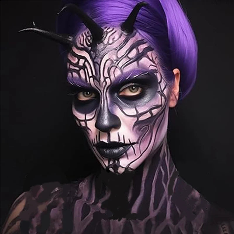 6 Colors Face Body Paint Stick Cream Eyeblack Tube Body Painting Blendable Sticks For Halloween Cosplay Joker Face Paint Makeup
